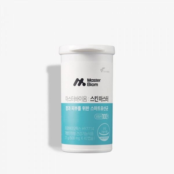 피부보호막 유산균 HY7714 마스터바이옴 스킨마스터 6주분 (500mgx42캡슐)